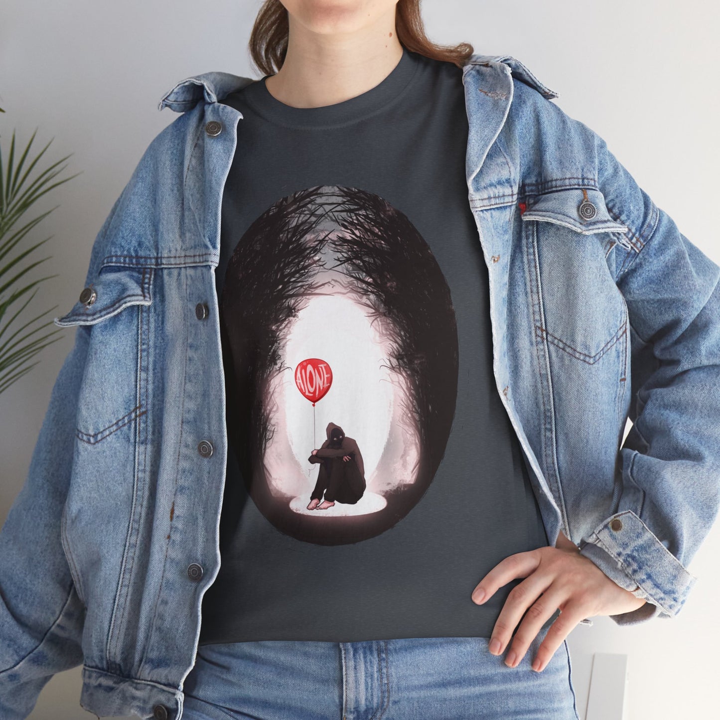 Forever Alone Unisex Heavy Cotton Tee