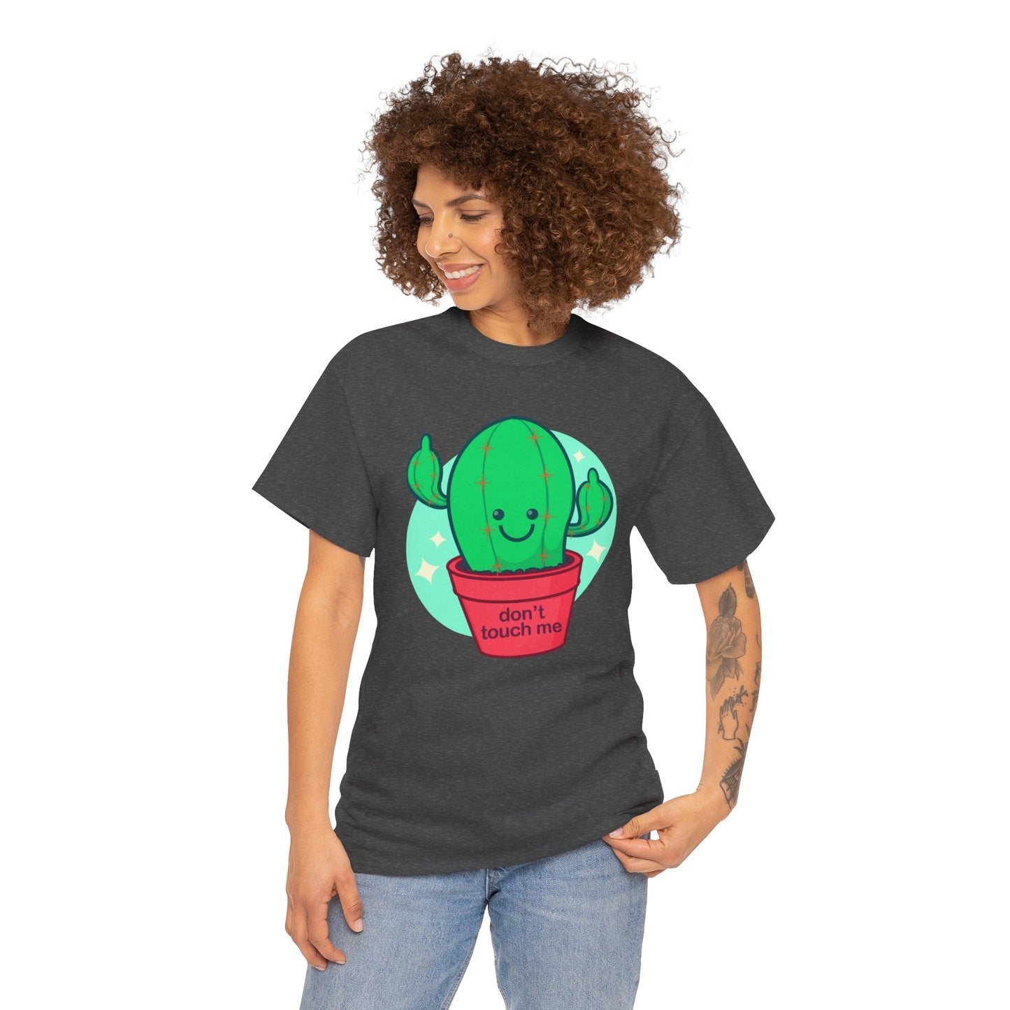 Don't Touch Me Unisex Heavy Cotton Tee