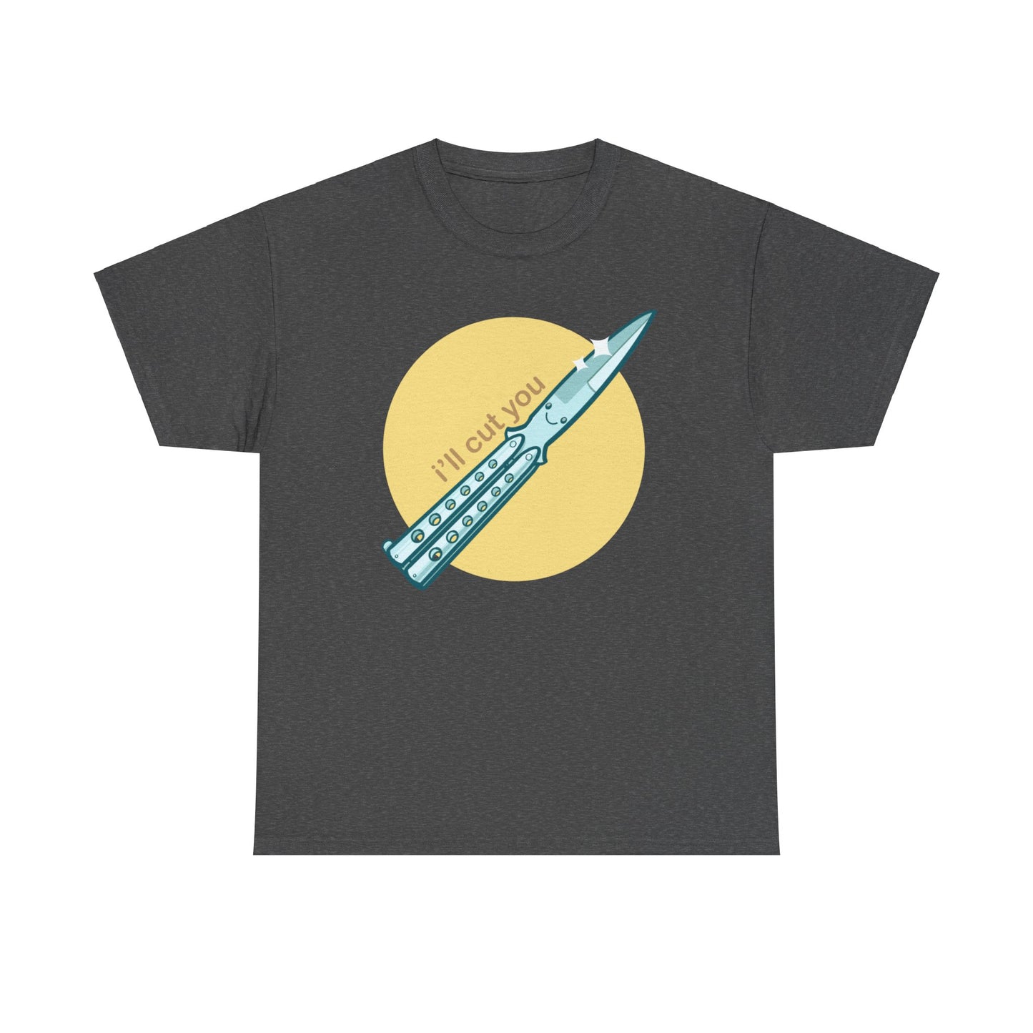 I'll Cut You Unisex Heavy Cotton Tee