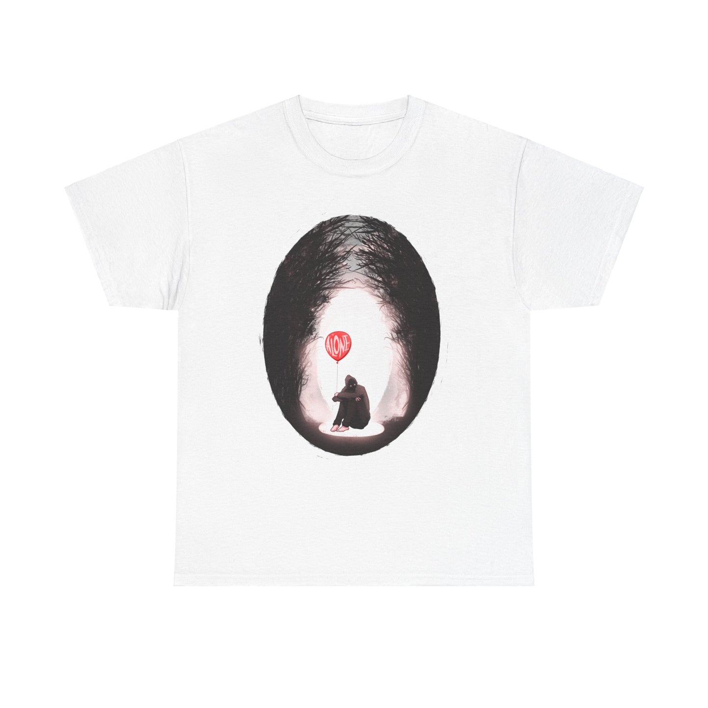 Forever Alone Unisex Heavy Cotton Tee