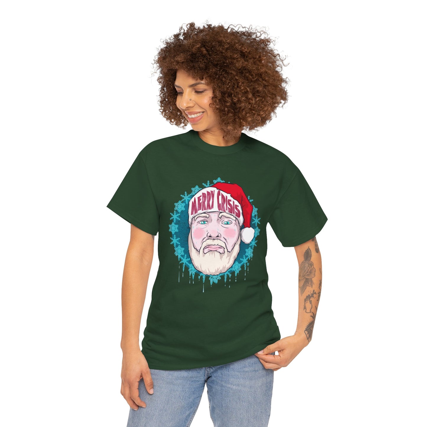 Merry Crisis Unisex Heavy Cotton Tee