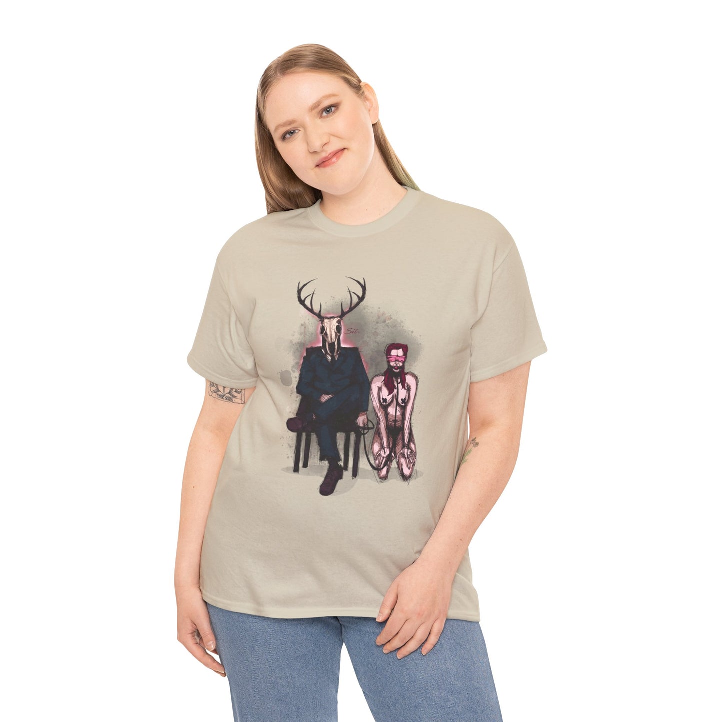 Deer Daddy Series 1: Sit Unisex Heavy Cotton Tee