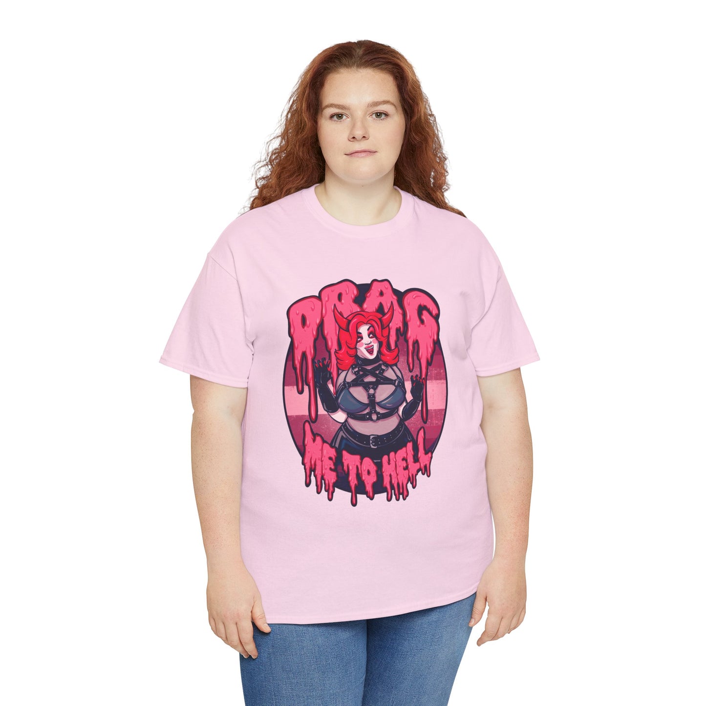 Drag Me To Hell Unisex Heavy Cotton Tee