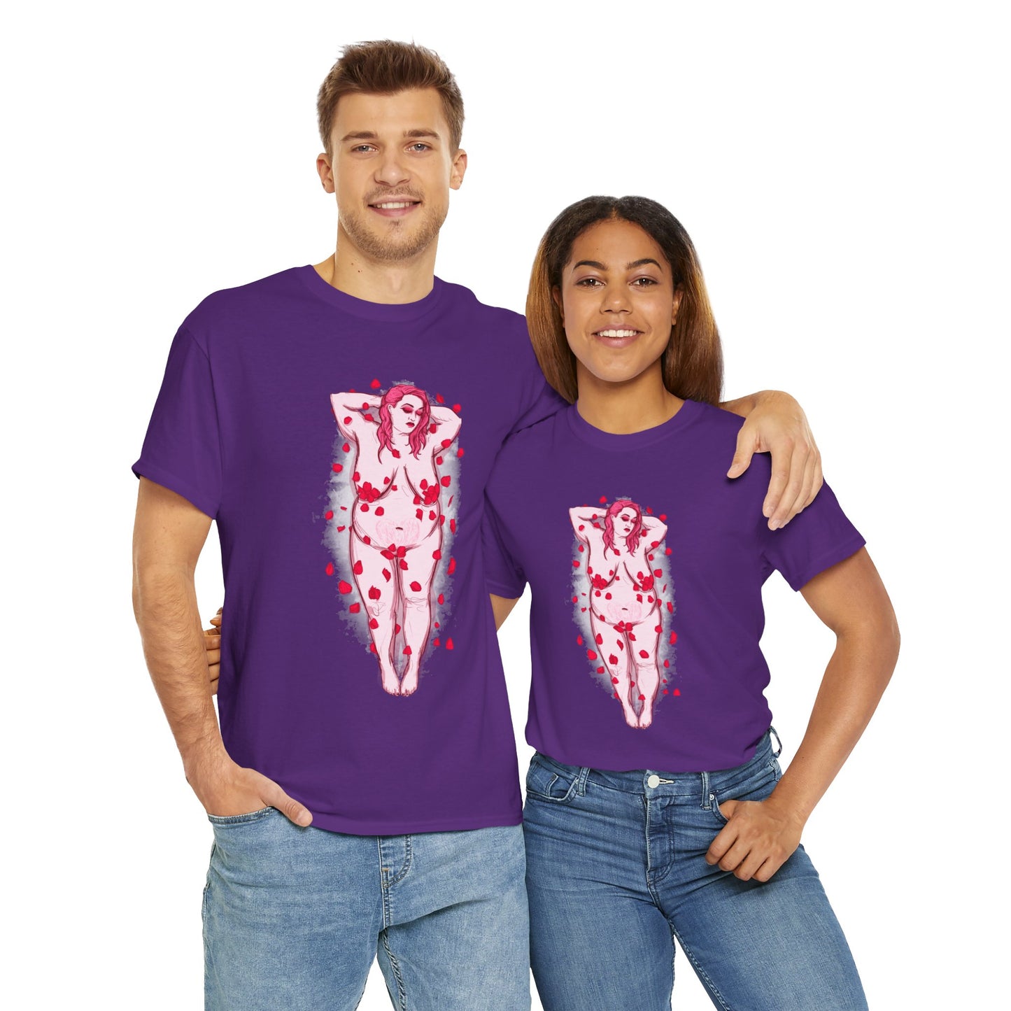 Stretch Heart Unisex Heavy Cotton Tee