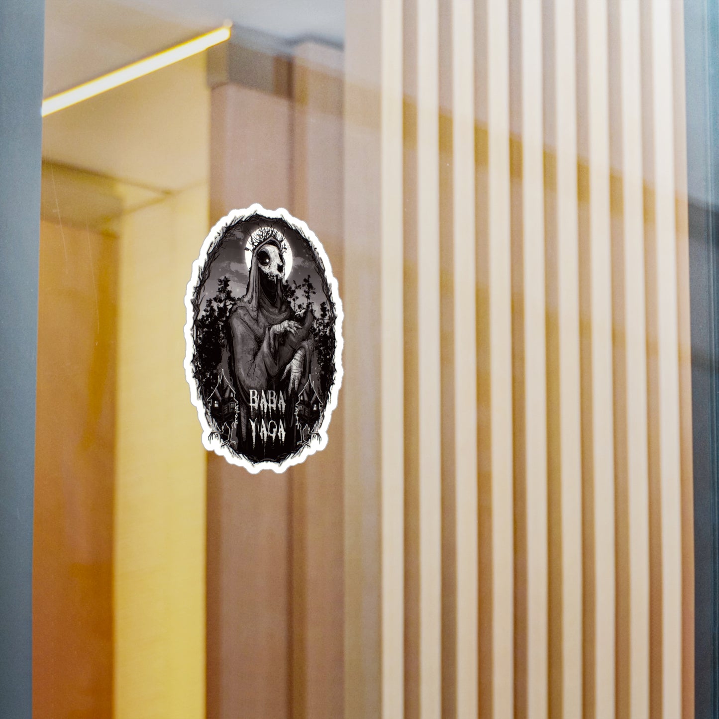 Baba Yaga Kiss-Cut Vinyl Decal