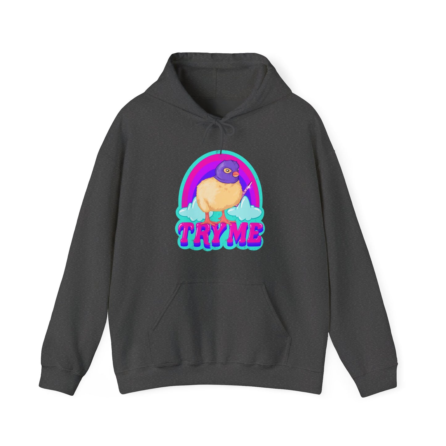 Try Me Unisex Heavy Blend Hooded Sweatshirt