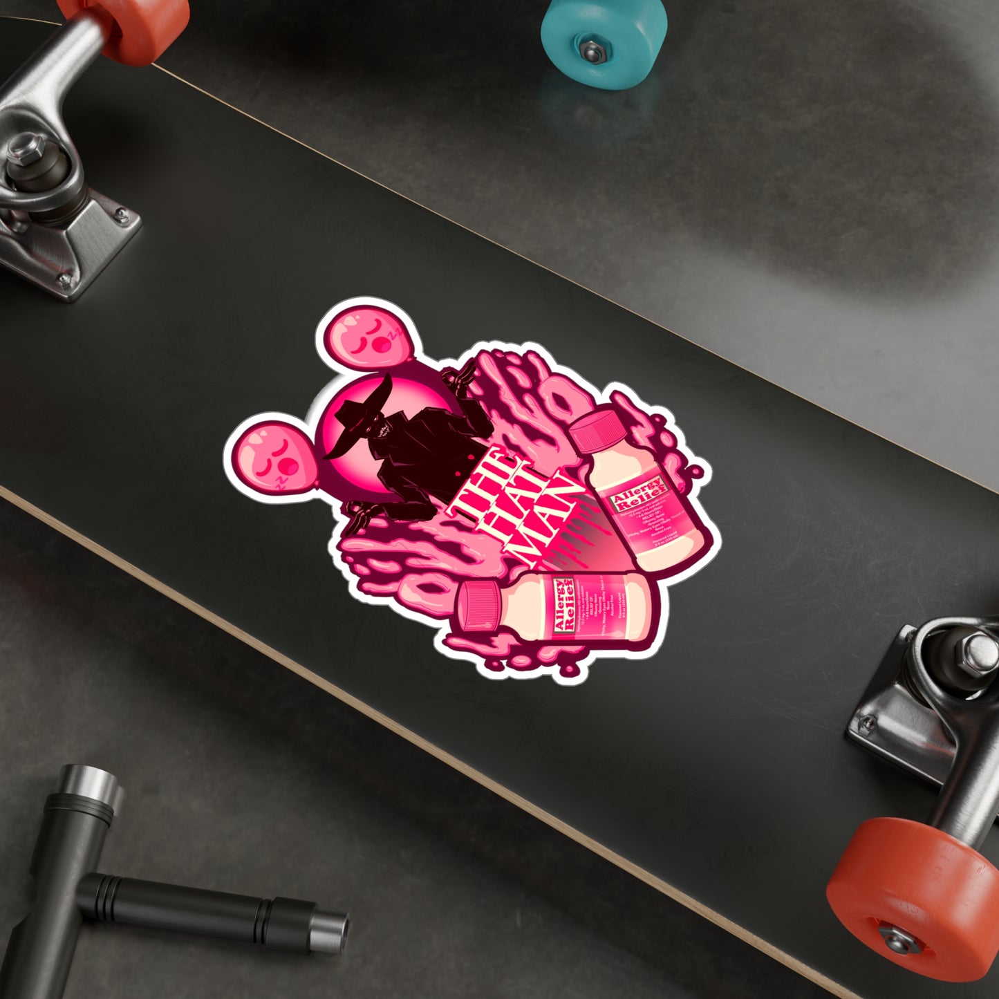 The Hat Man Kiss-Cut Vinyl Decal