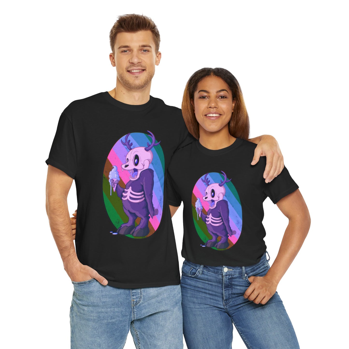 Monster Ice Cream Unisex Heavy Cotton Tee