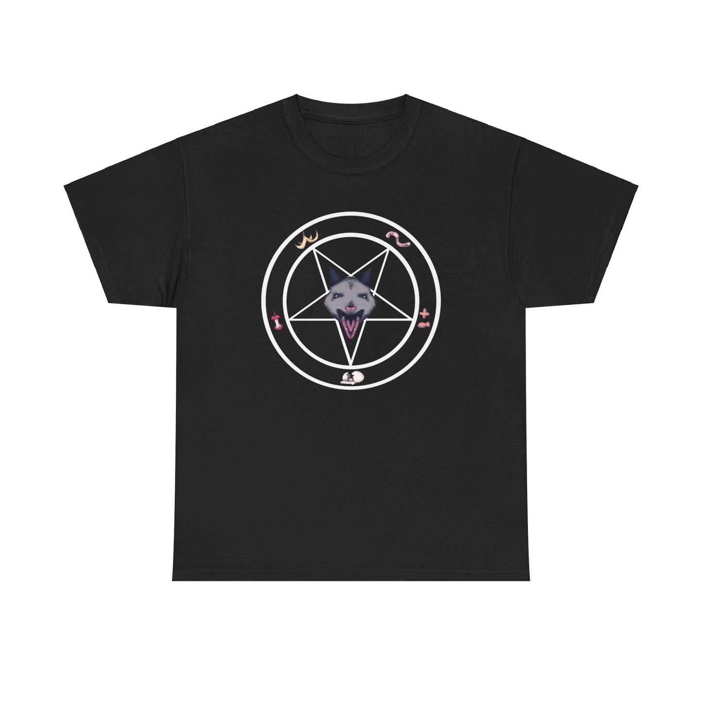 Opossum Pentagram Unisex Heavy Cotton Tee