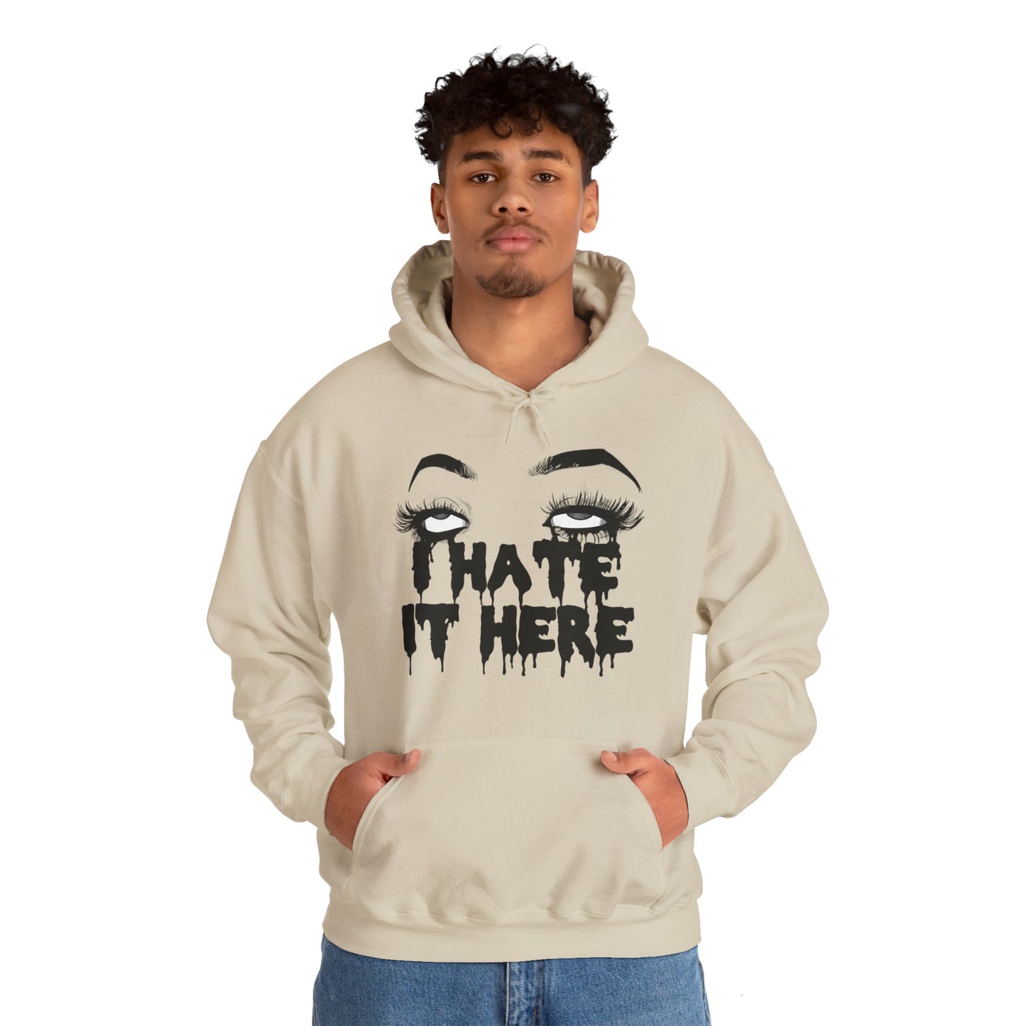 I Hate It Here Unisex Heavy Blend Hooded Sweatshirt