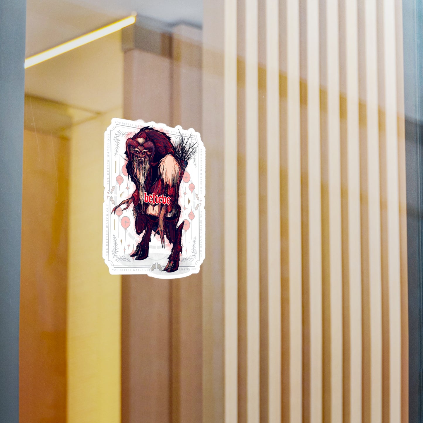 Believe Kiss-Cut Vinyl Decal