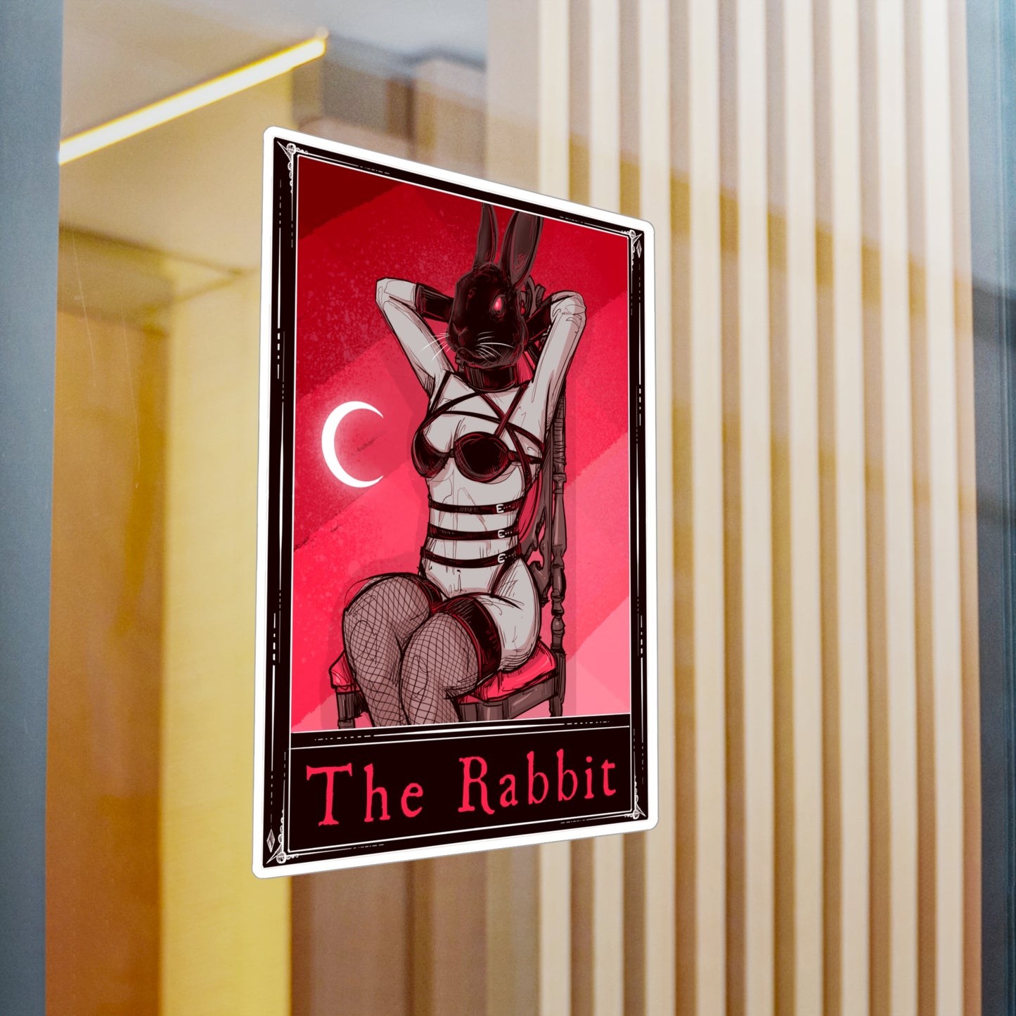 The Rabbit Tarot Kiss-Cut Vinyl Decal