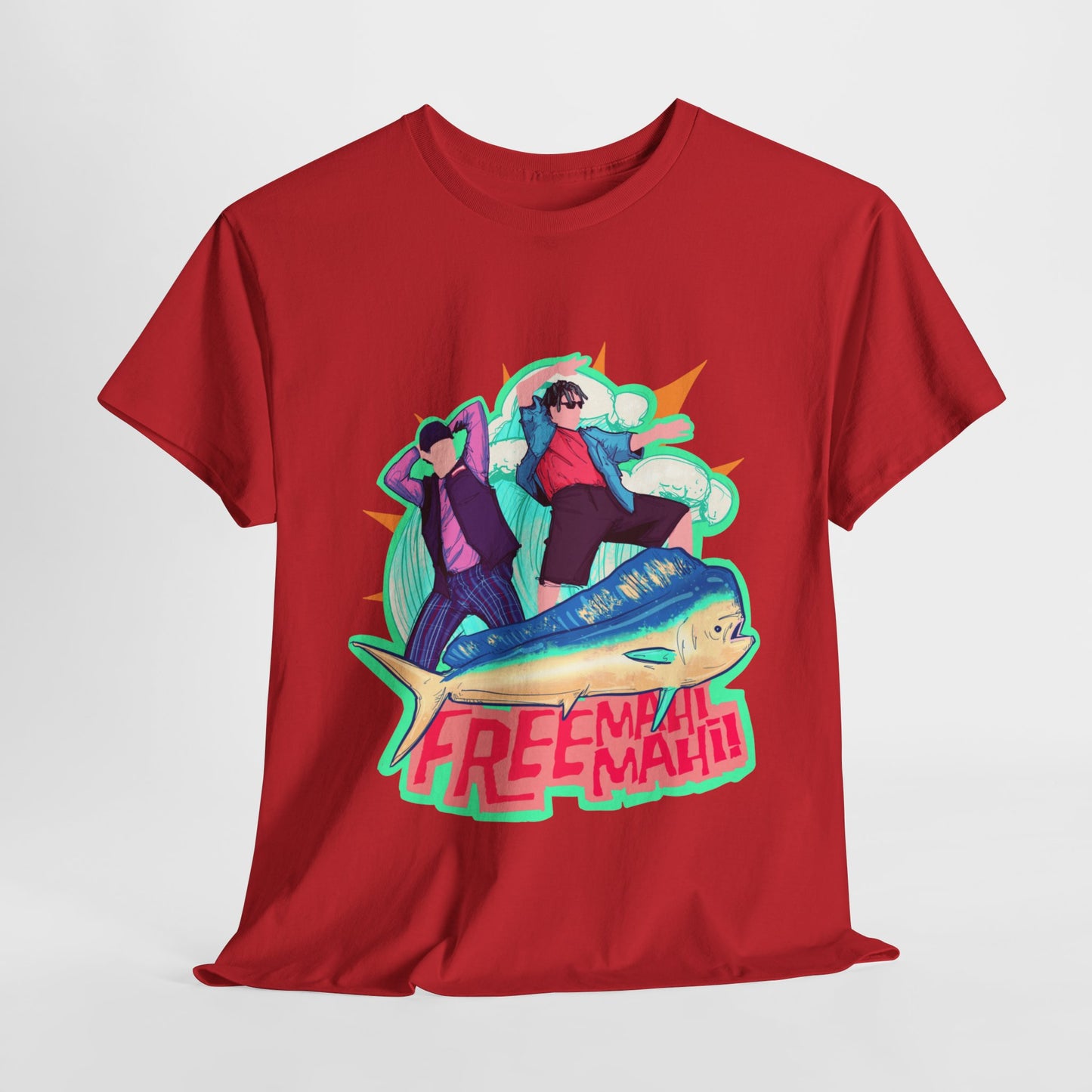 Free Mahi Mahi Unisex Heavy Cotton Tee
