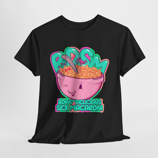 Bowl of Delicious Sex Macaroni Unisex Heavy Cotton Tee