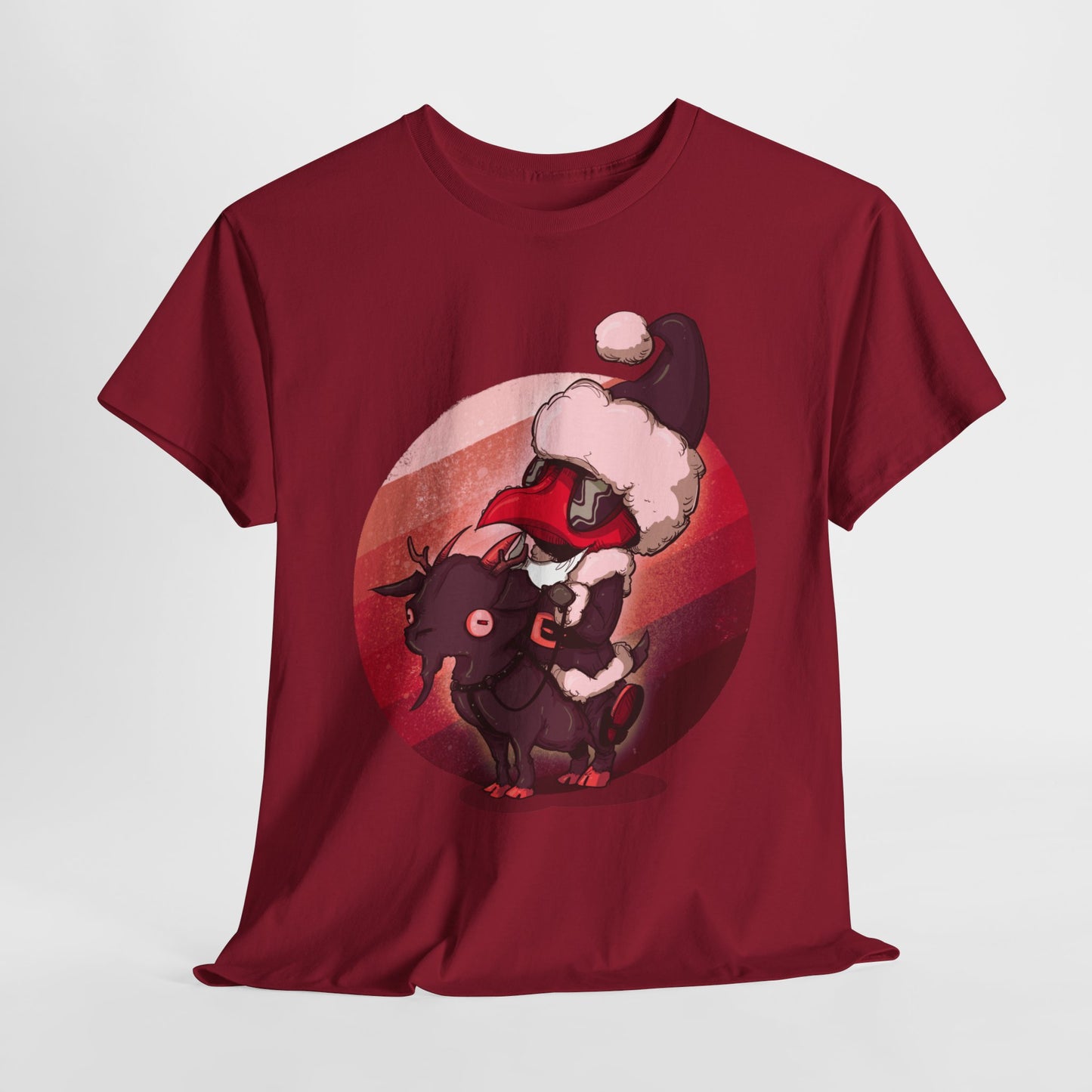Plague Doctor Santa Unisex Heavy Cotton Tee