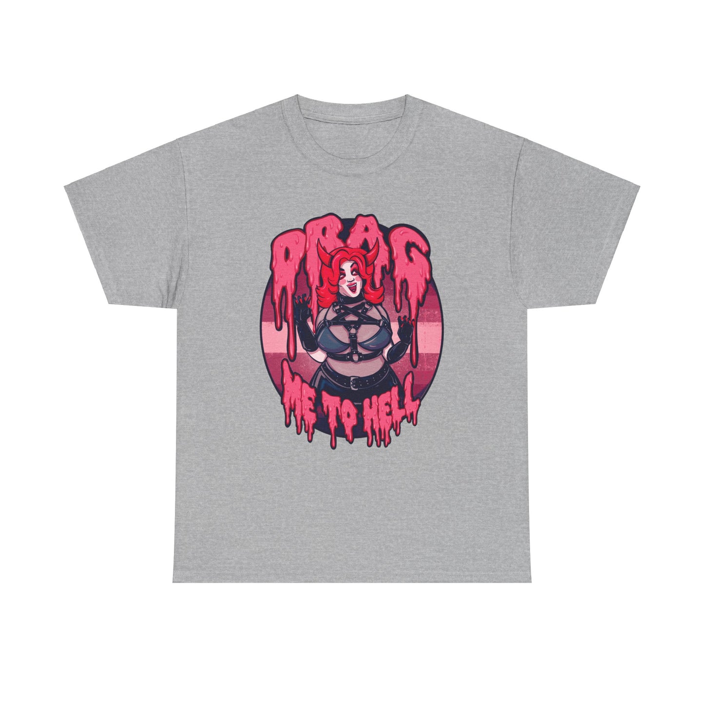 Drag Me To Hell Unisex Heavy Cotton Tee