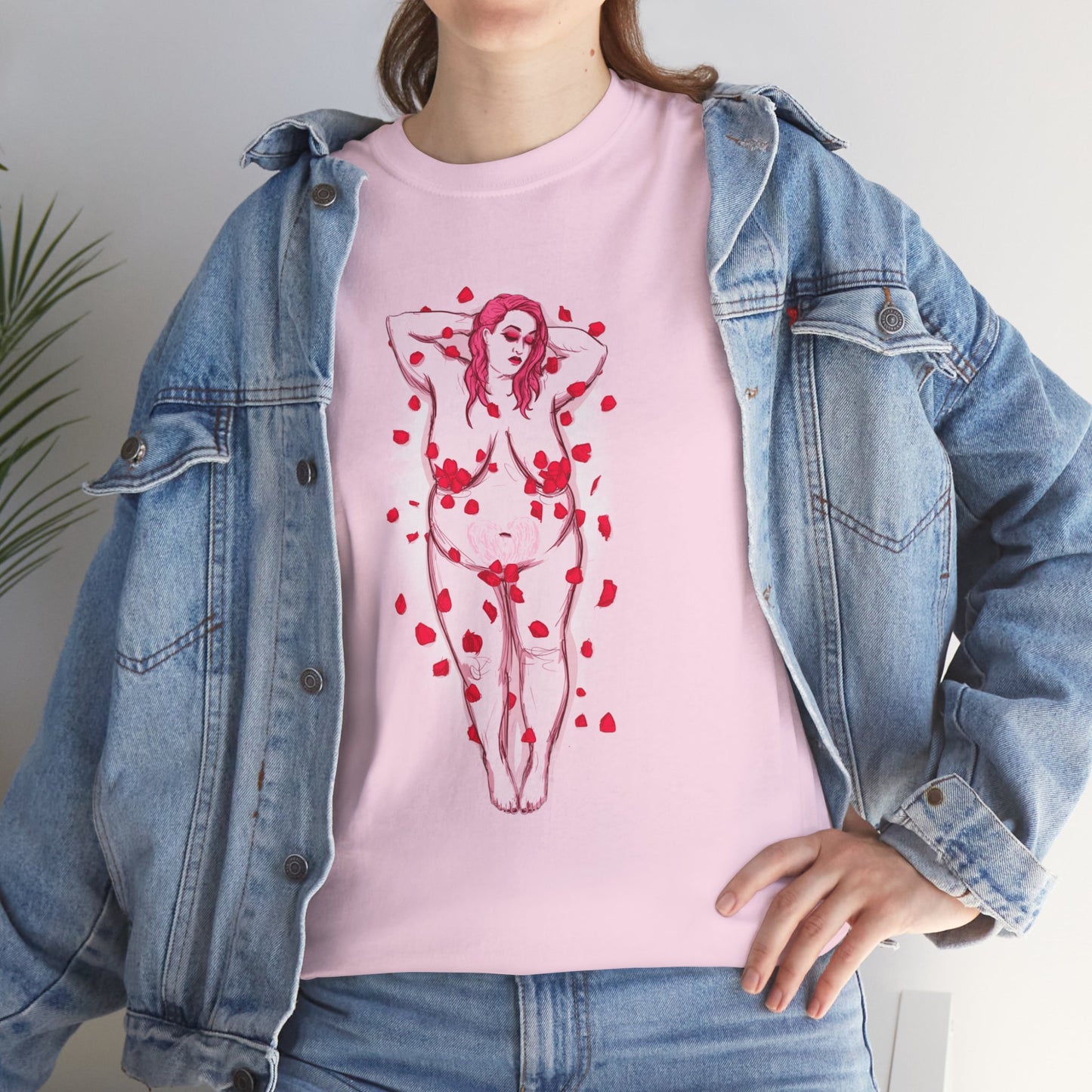 Stretch Heart Unisex Heavy Cotton Tee