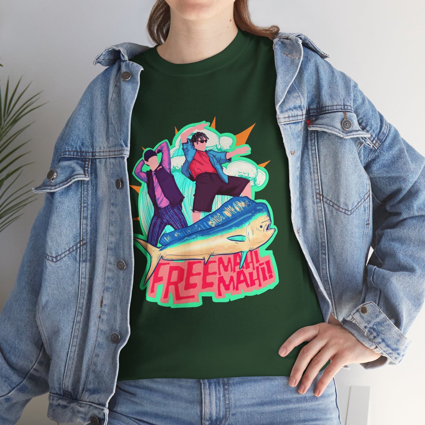 Free Mahi Mahi Unisex Heavy Cotton Tee
