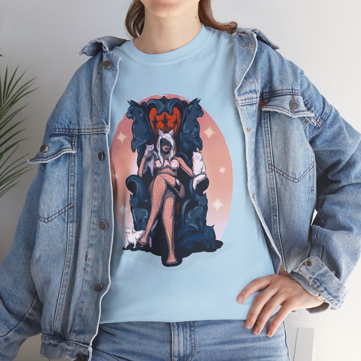 Kitty Queen Unisex Heavy Cotton Tee