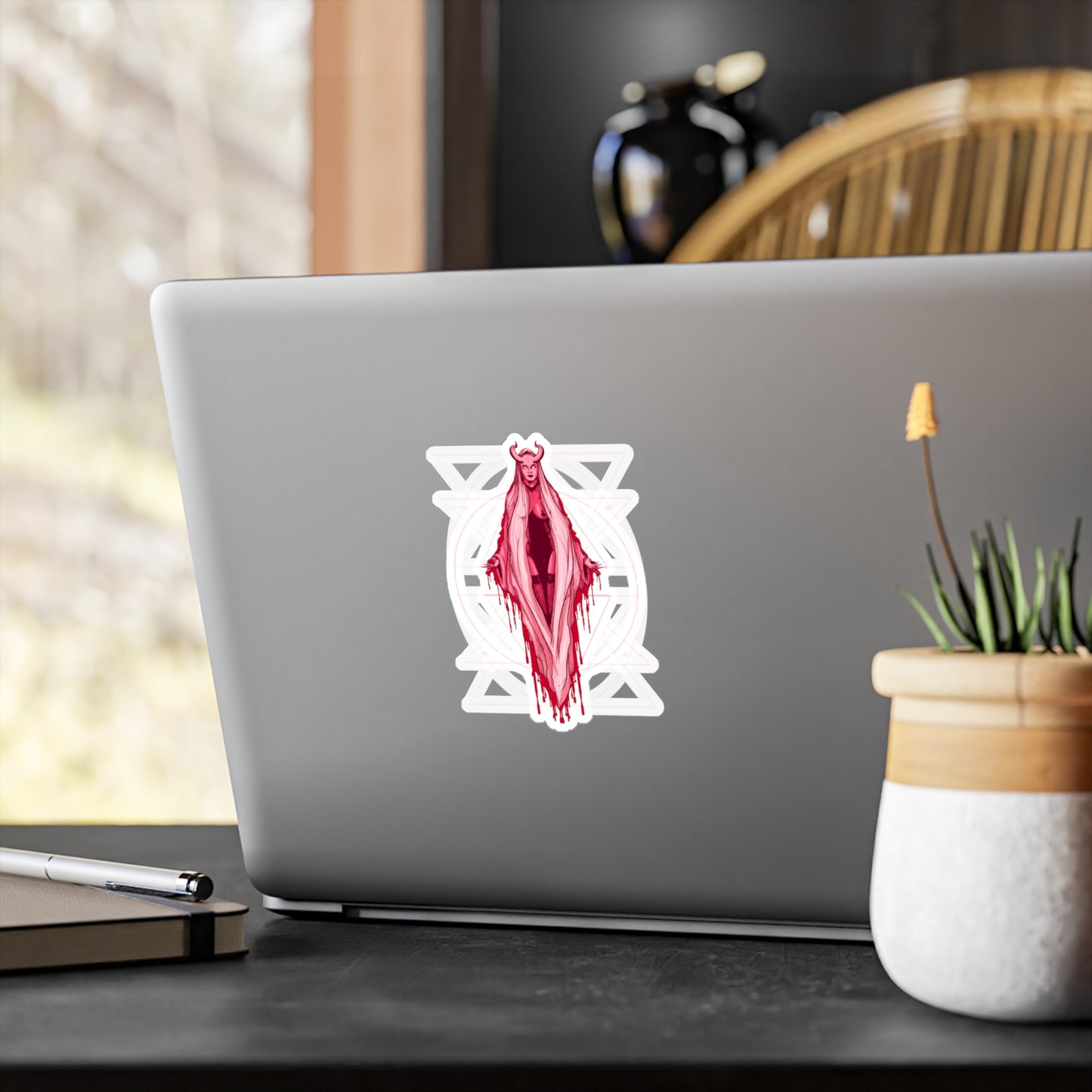 Vagina Mary Kiss-Cut Vinyl Decal
