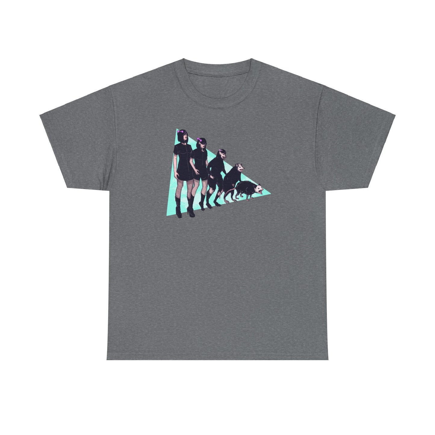 Opossum Girl Unisex Heavy Cotton Tee