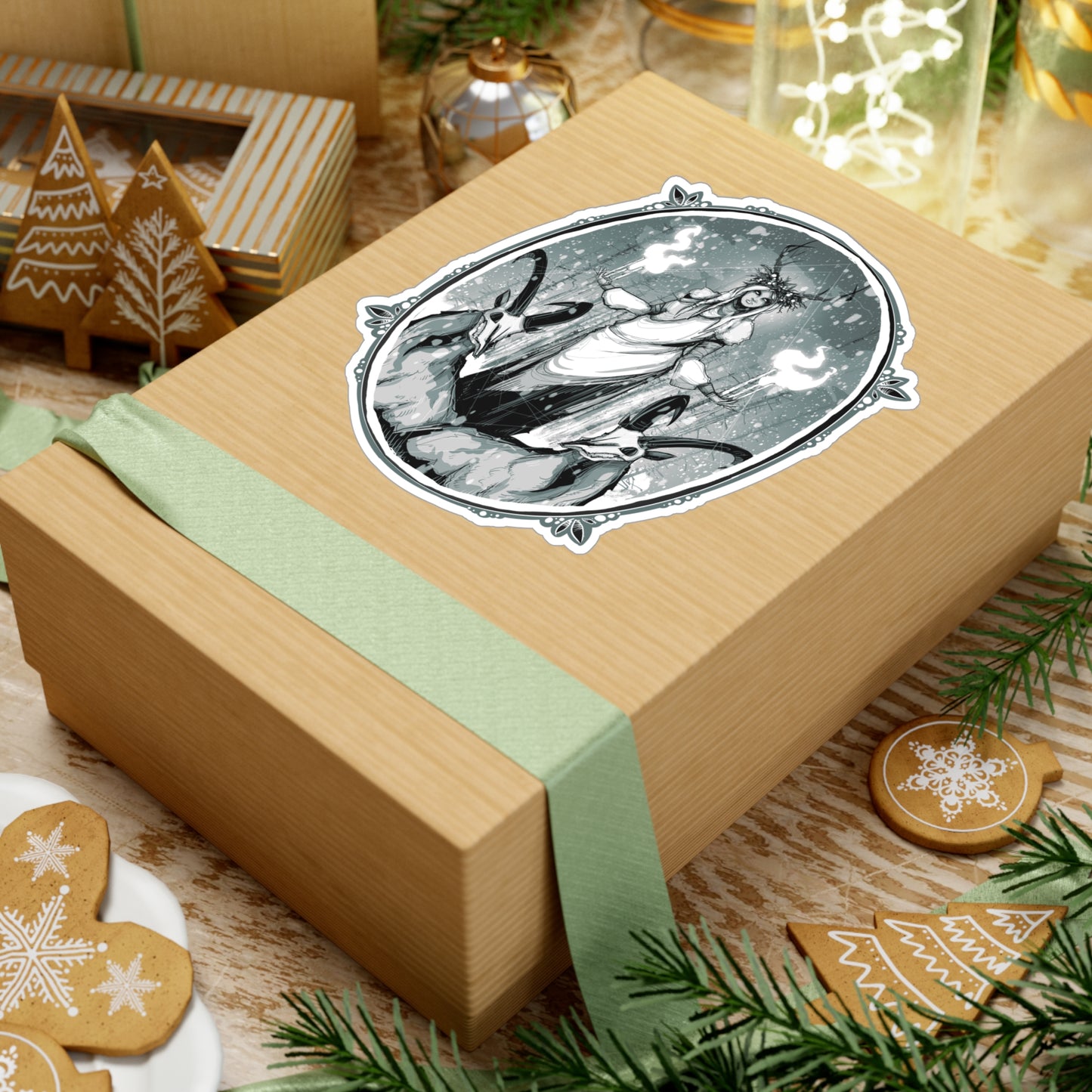 Winter Solstice Kiss-Cut Vinyl Decal