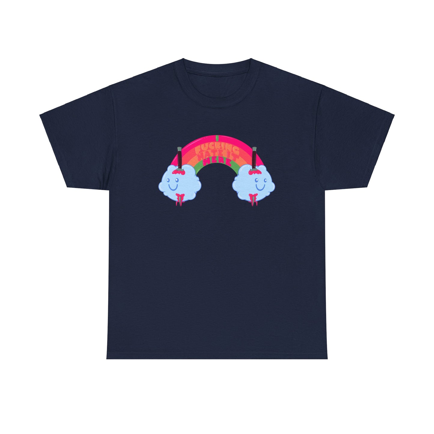 I Fucking Hate It Here Unisex Heavy Cotton Tee