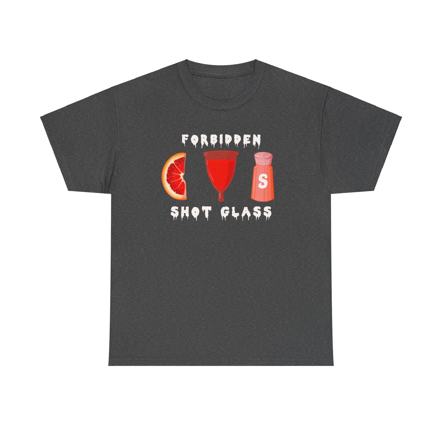 Forbidden Shot Glass Unisex Heavy Cotton Tee
