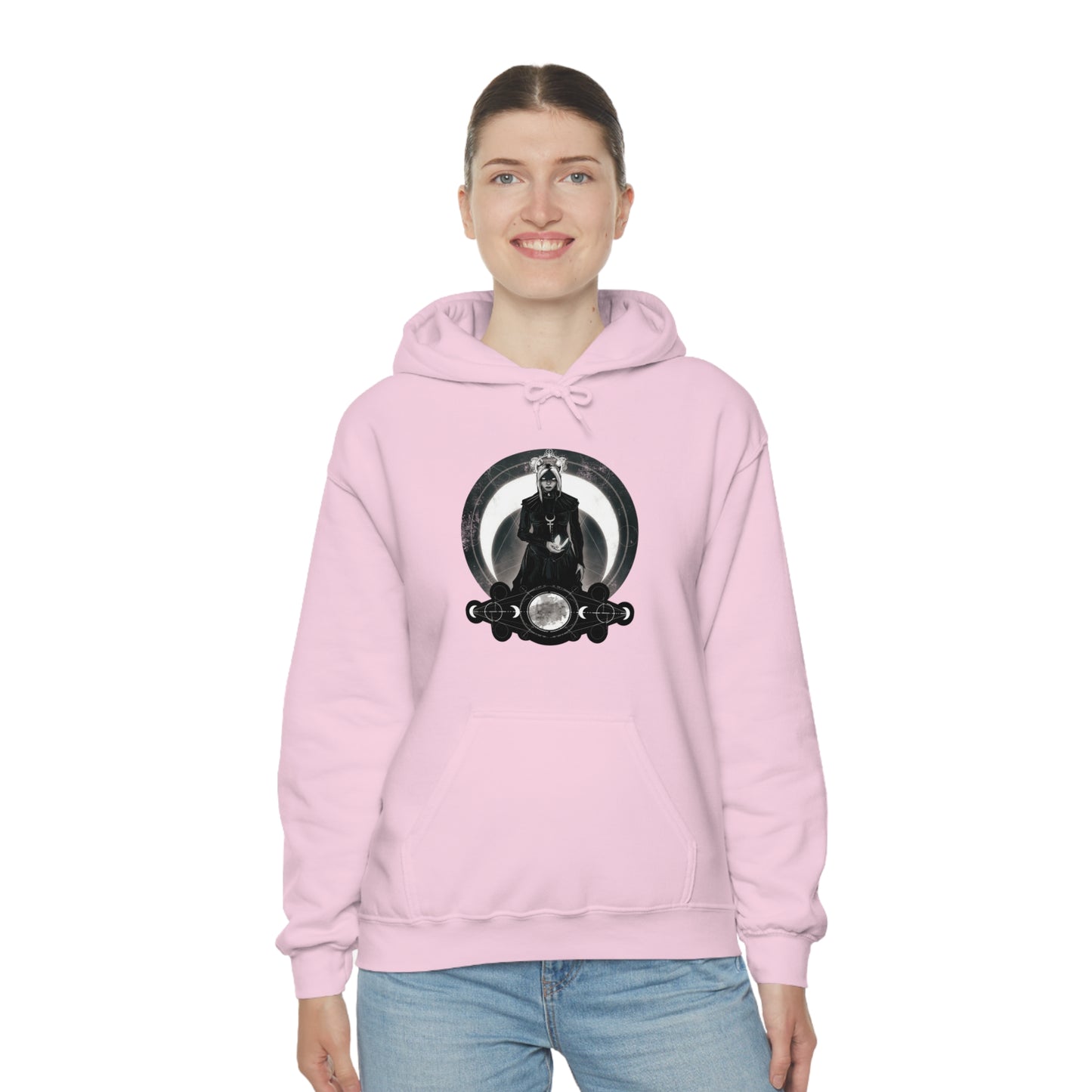 Moon Goddess Unisex Heavy Blend Hooded Sweatshirt