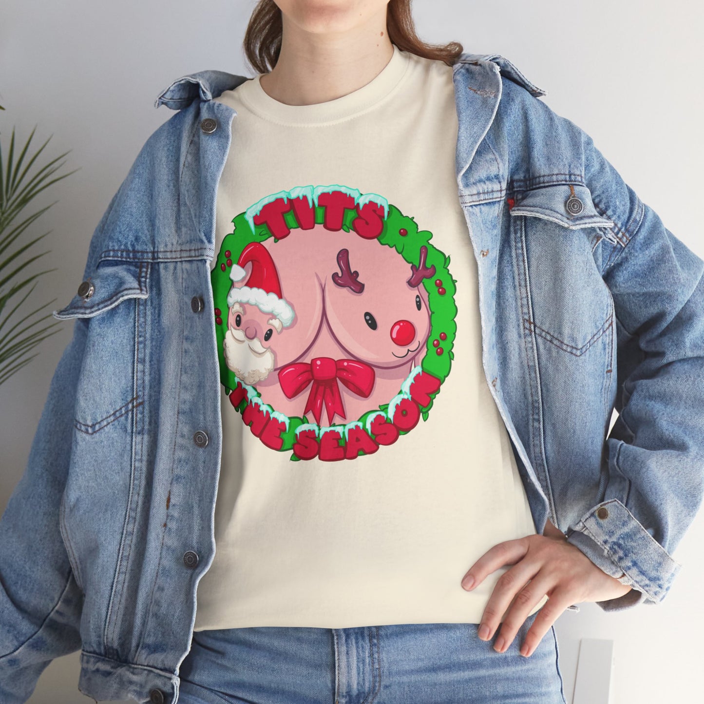Tits The Season Unisex Heavy Cotton Tee