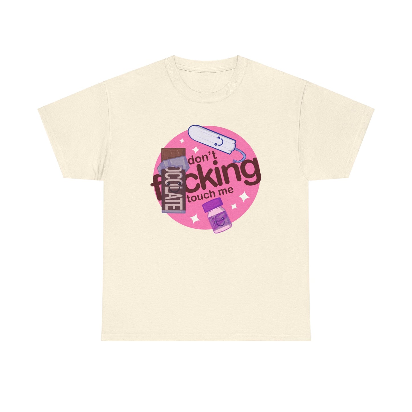 Don't Touch Me Unisex Heavy Cotton Tee