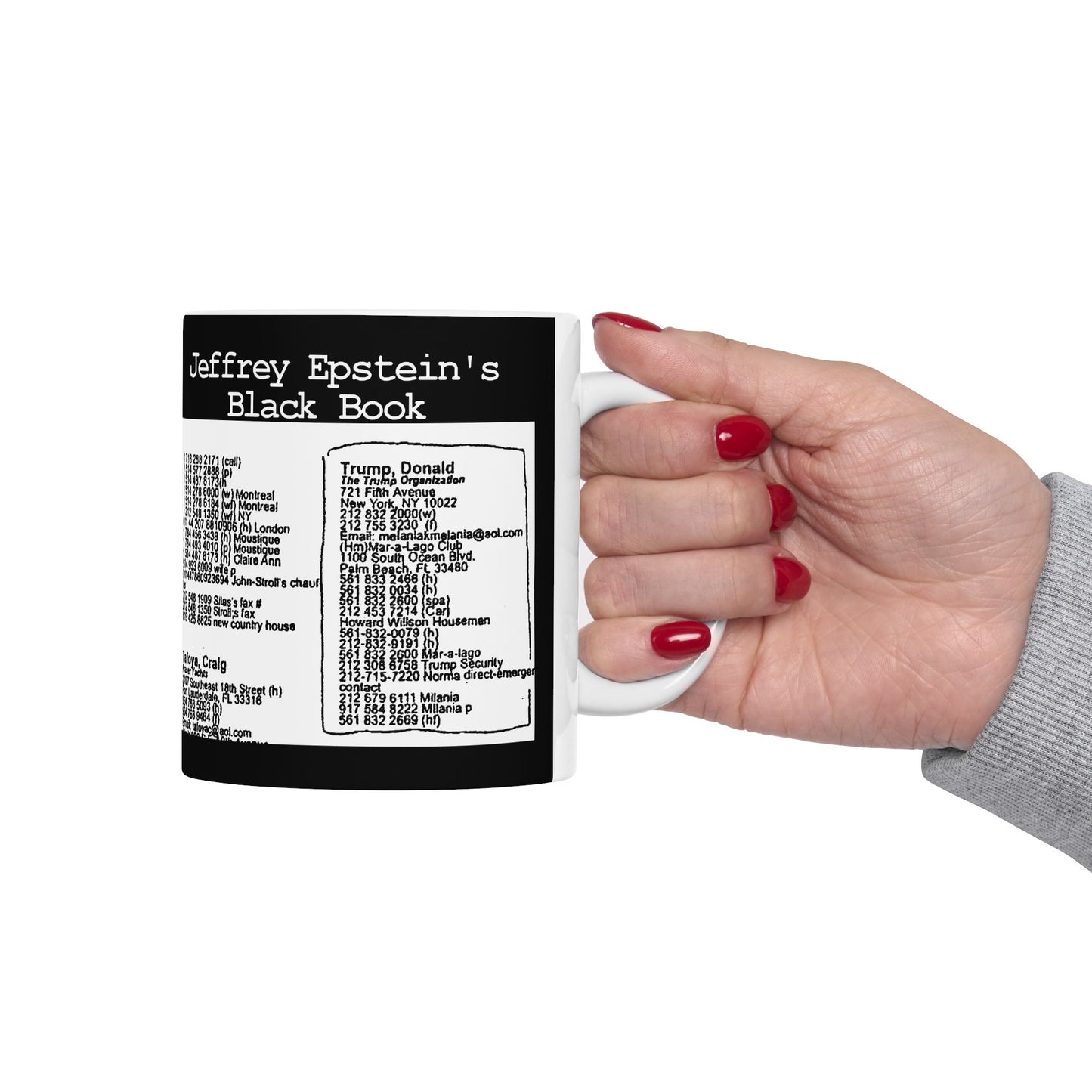 Little Black Book Page 85 Ceramic Mug 11oz