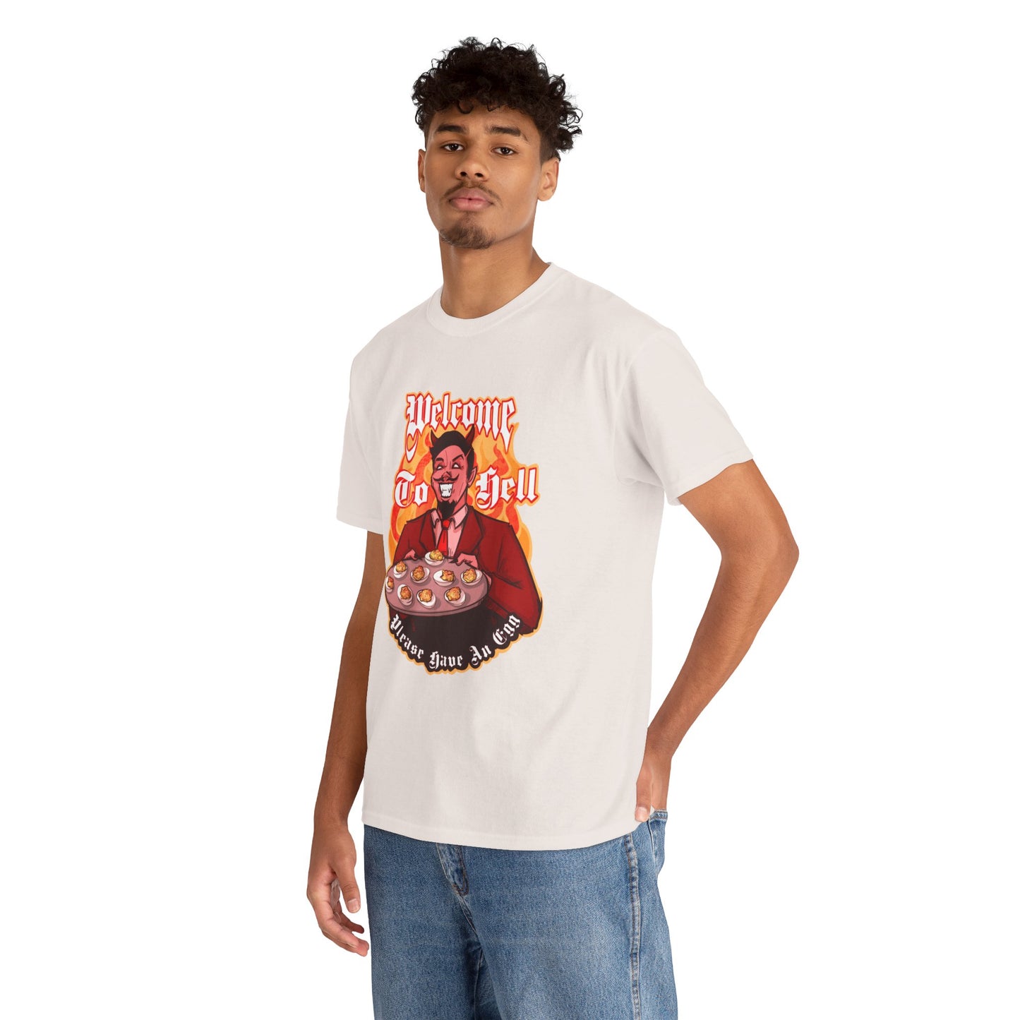 Deviled Eggs Unisex Heavy Cotton Tee