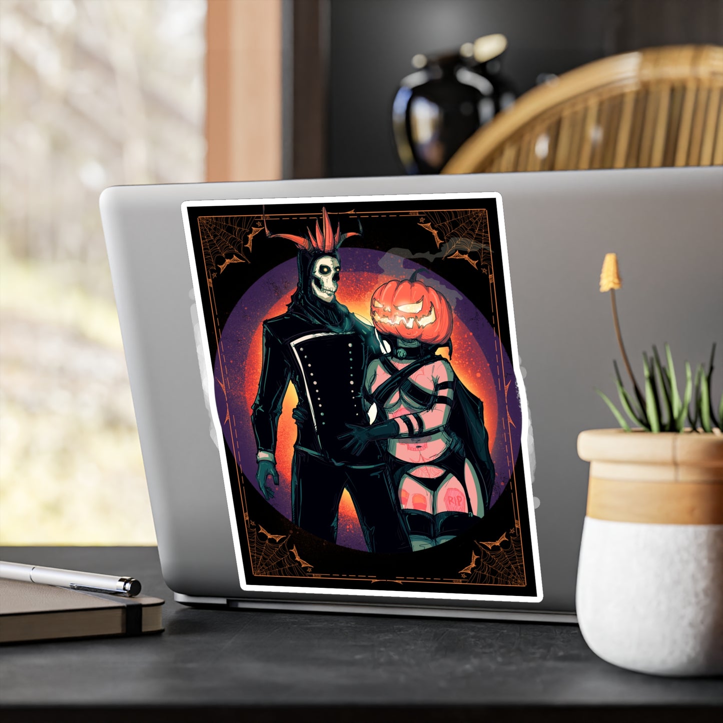 The King & Queen Kiss-Cut Vinyl Decal
