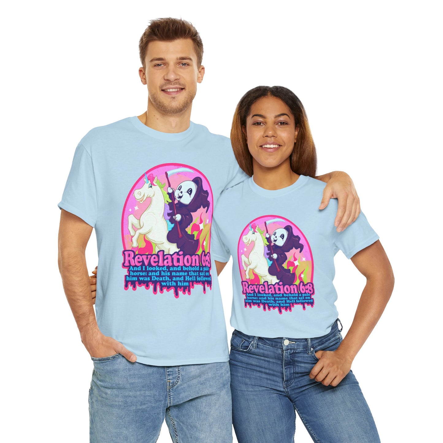 Revelation 6:8 Unisex Heavy Cotton Tee