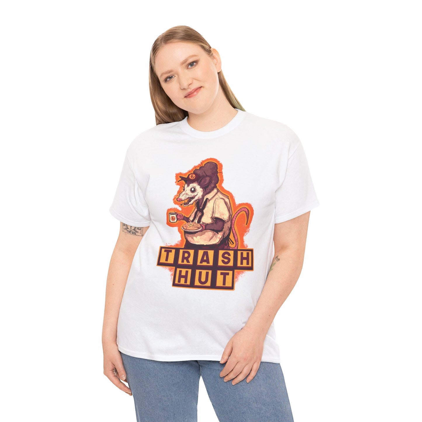 Trash Hut Unisex Heavy Cotton Tee