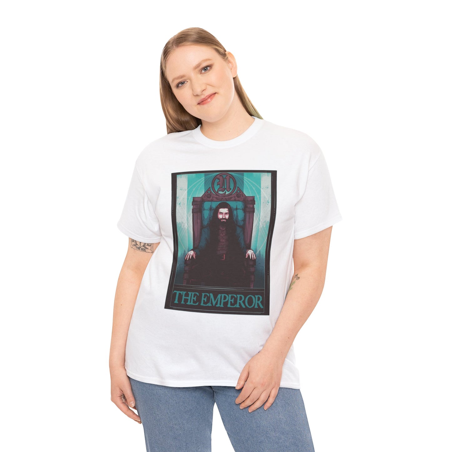 The Vampire Emperor Unisex Heavy Cotton Tee