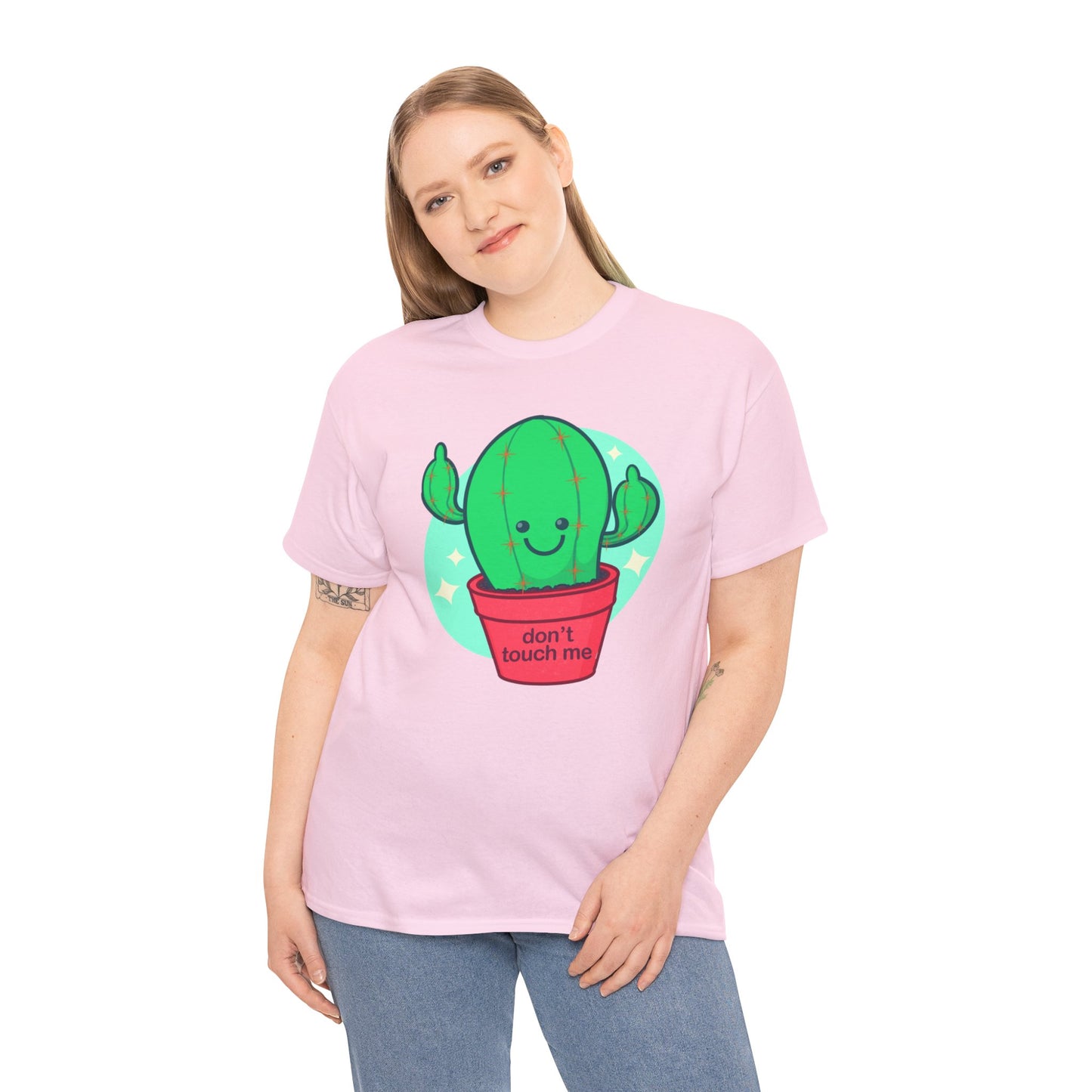 Don't Touch Me Unisex Heavy Cotton Tee