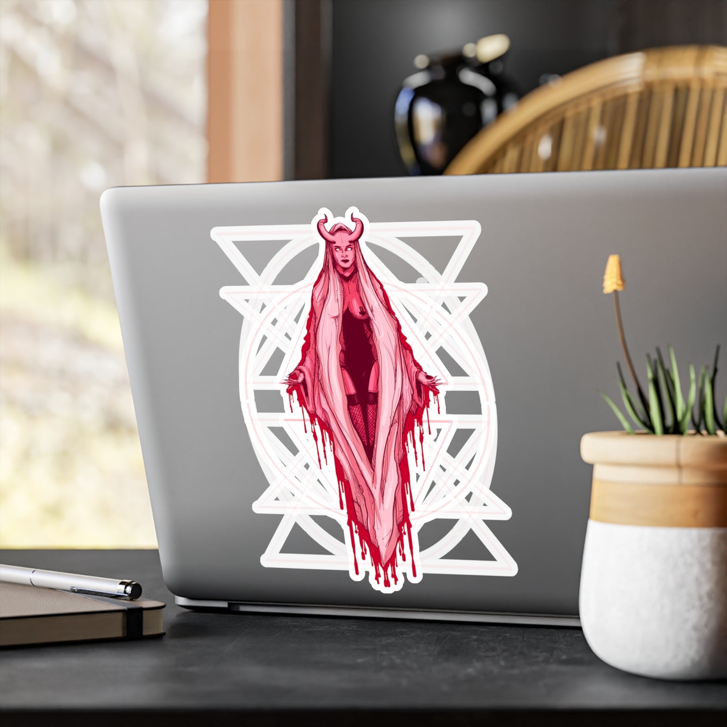 Vagina Mary Kiss-Cut Vinyl Decal