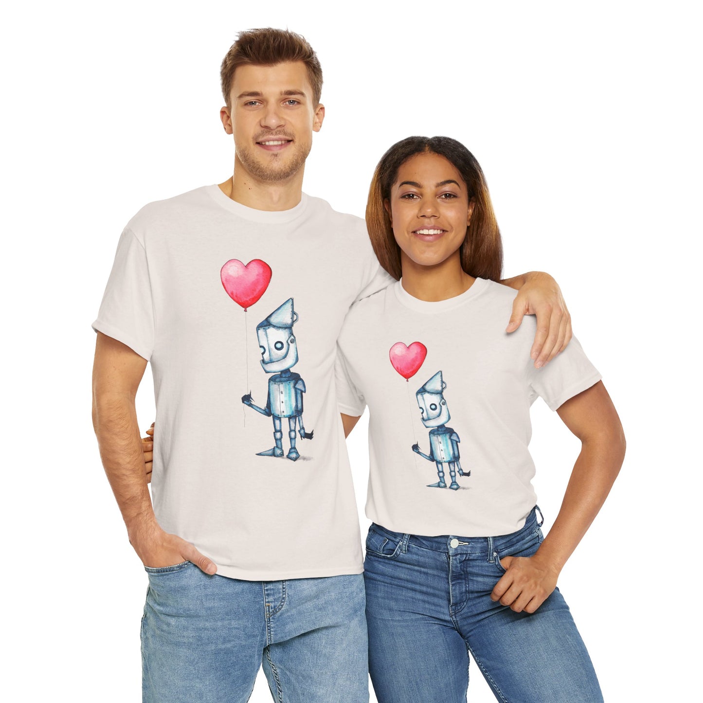 Tinman Gets A Heart Unisex Heavy Cotton Tee