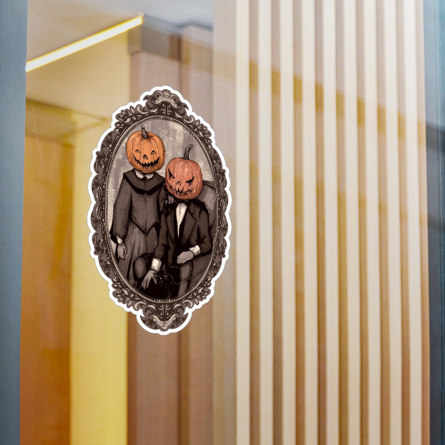 Victorian Halloween Kiss-Cut Vinyl Decal