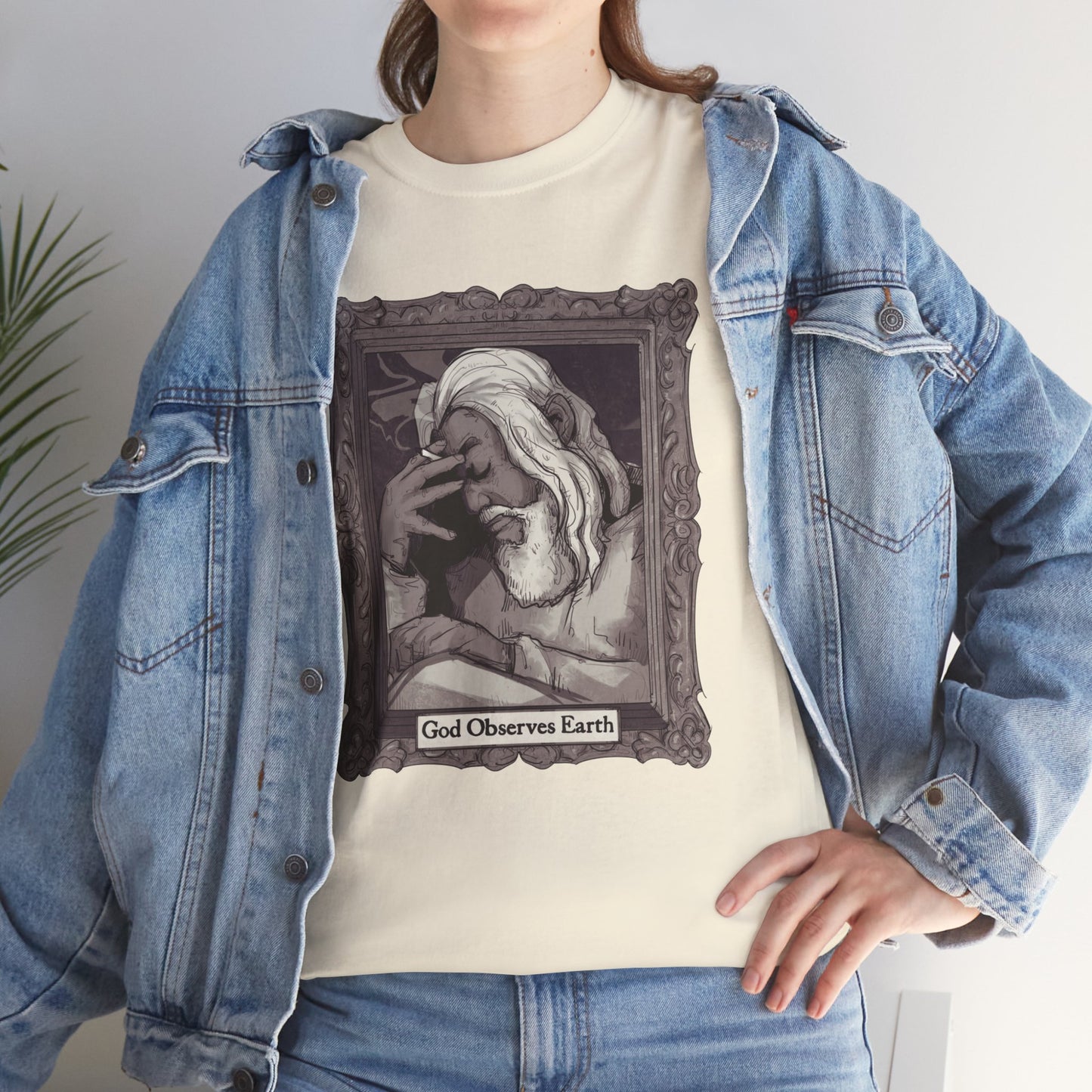 God Observes Earth Unisex Heavy Cotton Tee