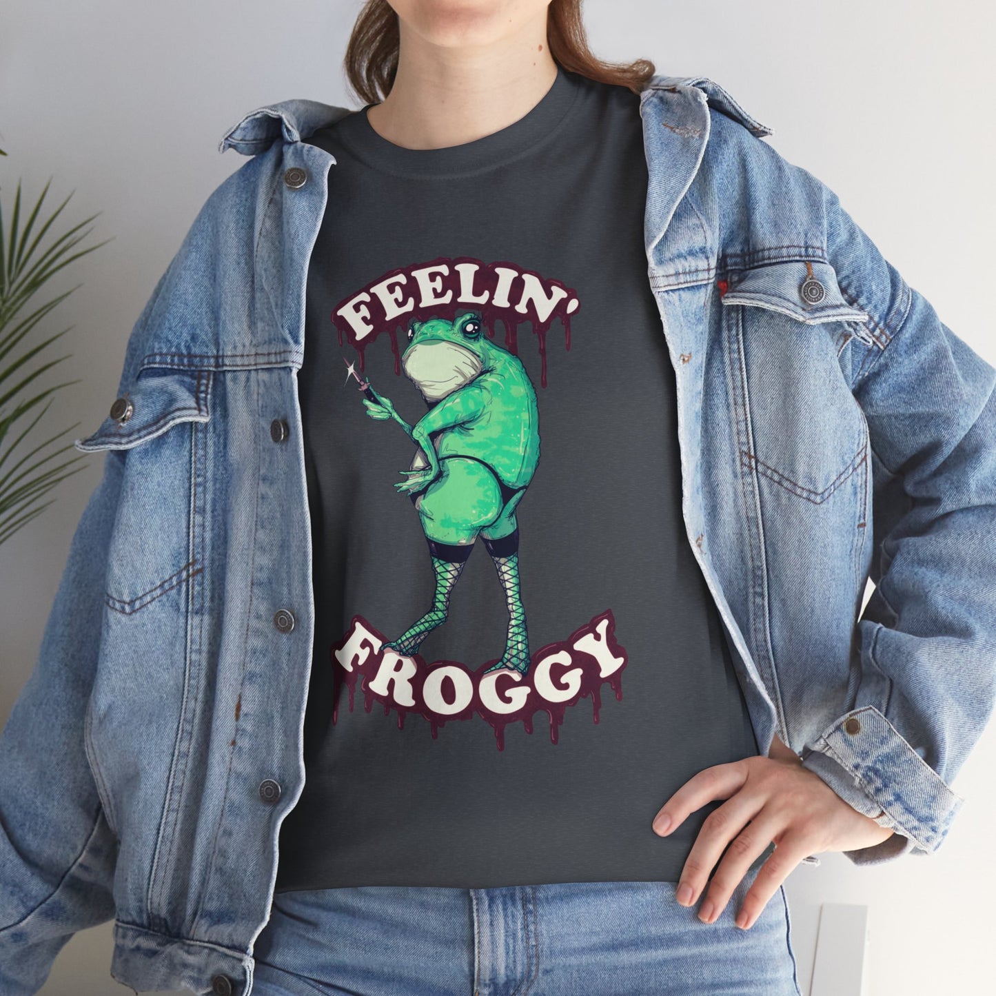 Feelin Froggy Unisex Heavy Cotton Tee
