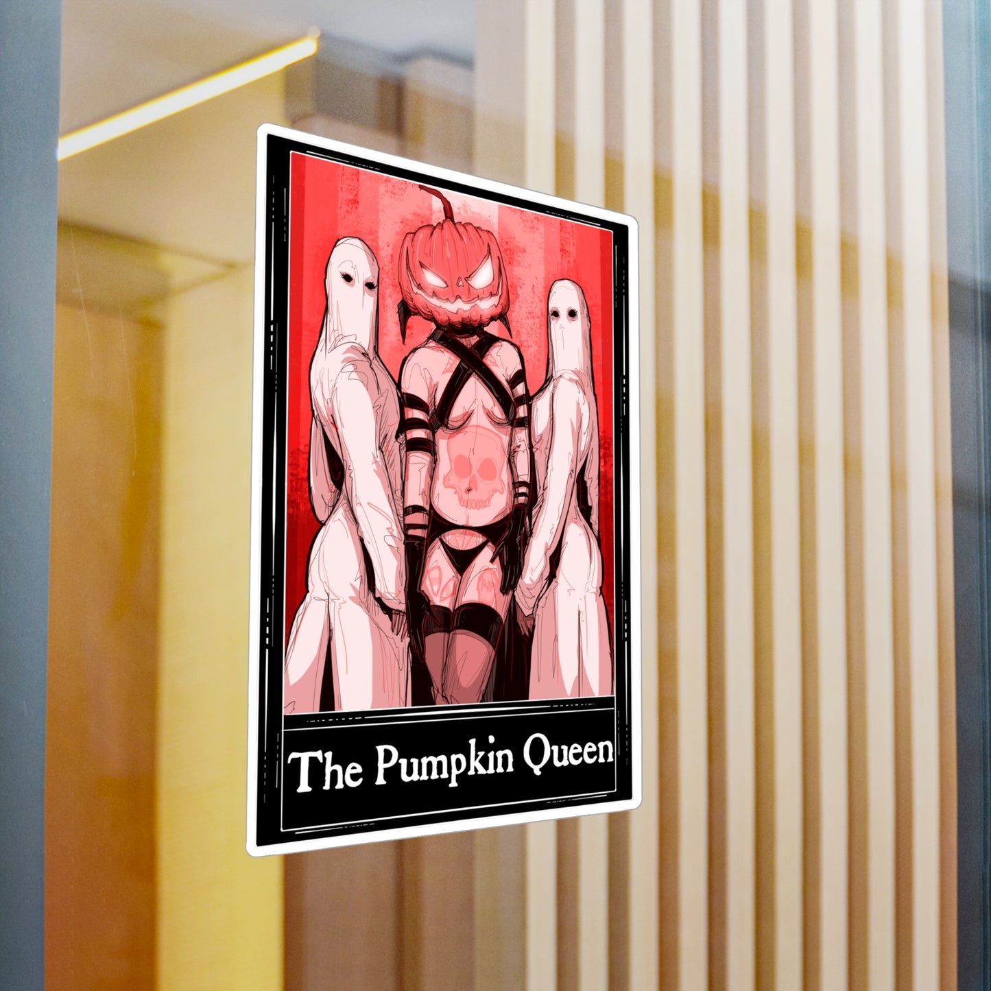 The Pumpkin Queen Tarot Kiss-Cut Vinyl Decal