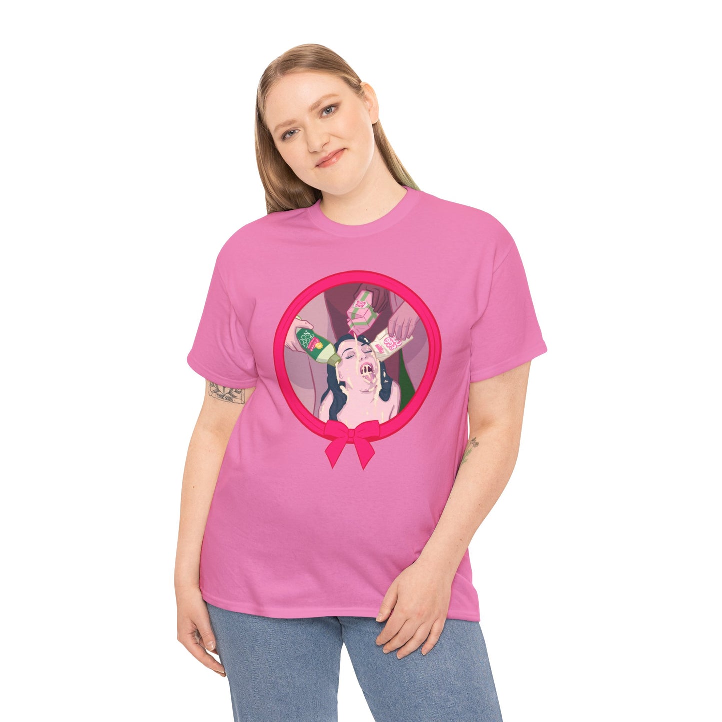 Cum All Ye Facial Unisex Heavy Cotton Tee