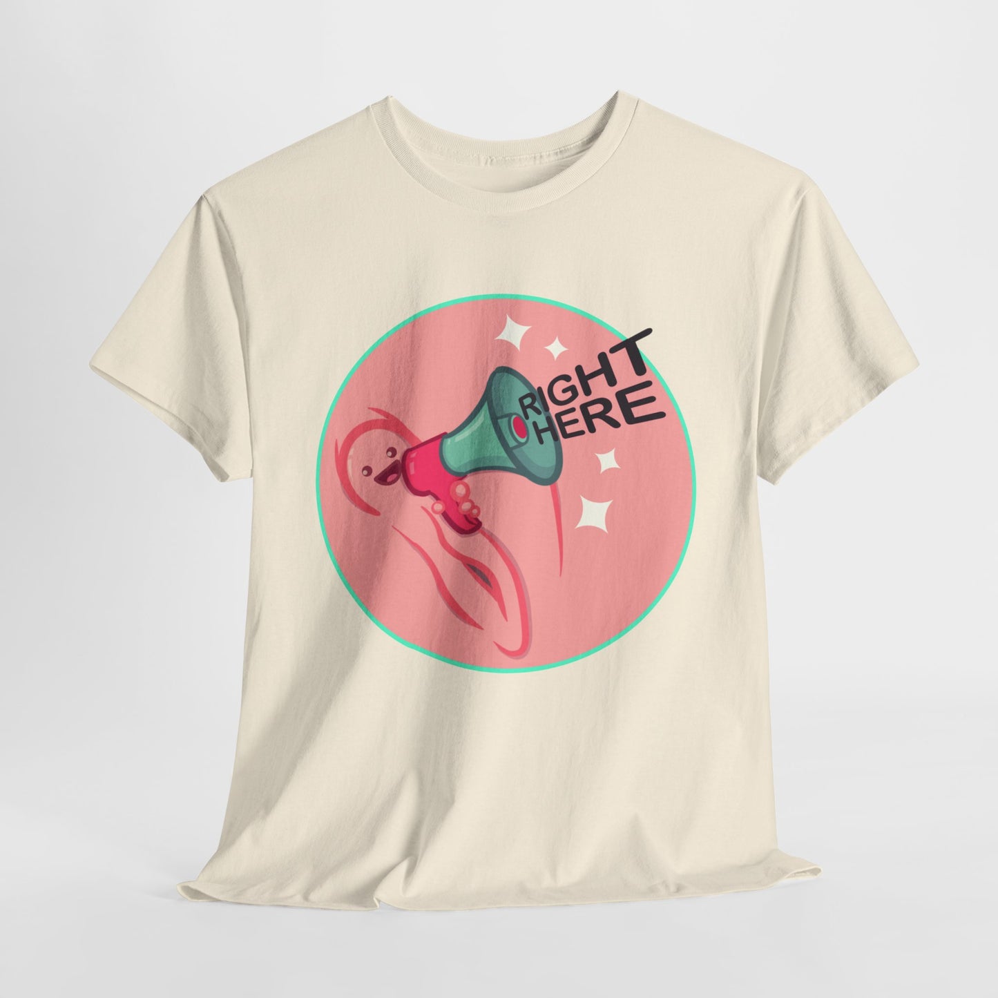 Right Here Unisex Heavy Cotton Tee