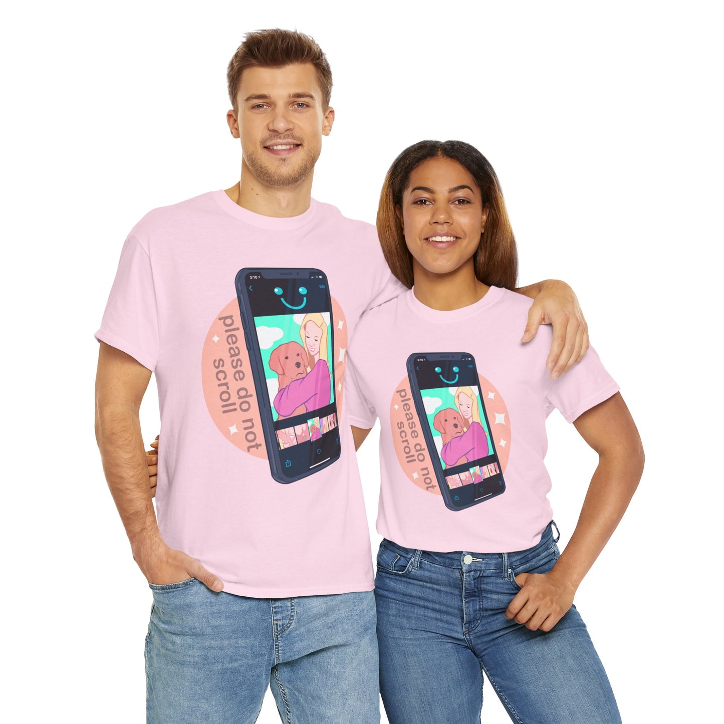 Don't Scroll Unisex Heavy Cotton Tee