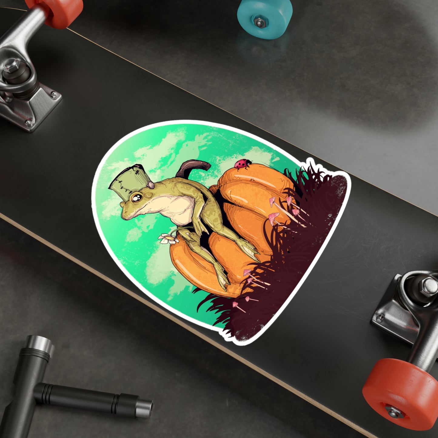 Frogenstein Kiss-Cut Vinyl Decal