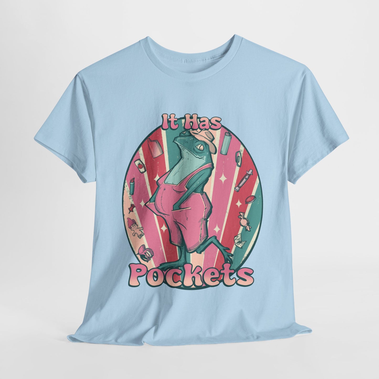 It Has Pockets Unisex Heavy Cotton Tee