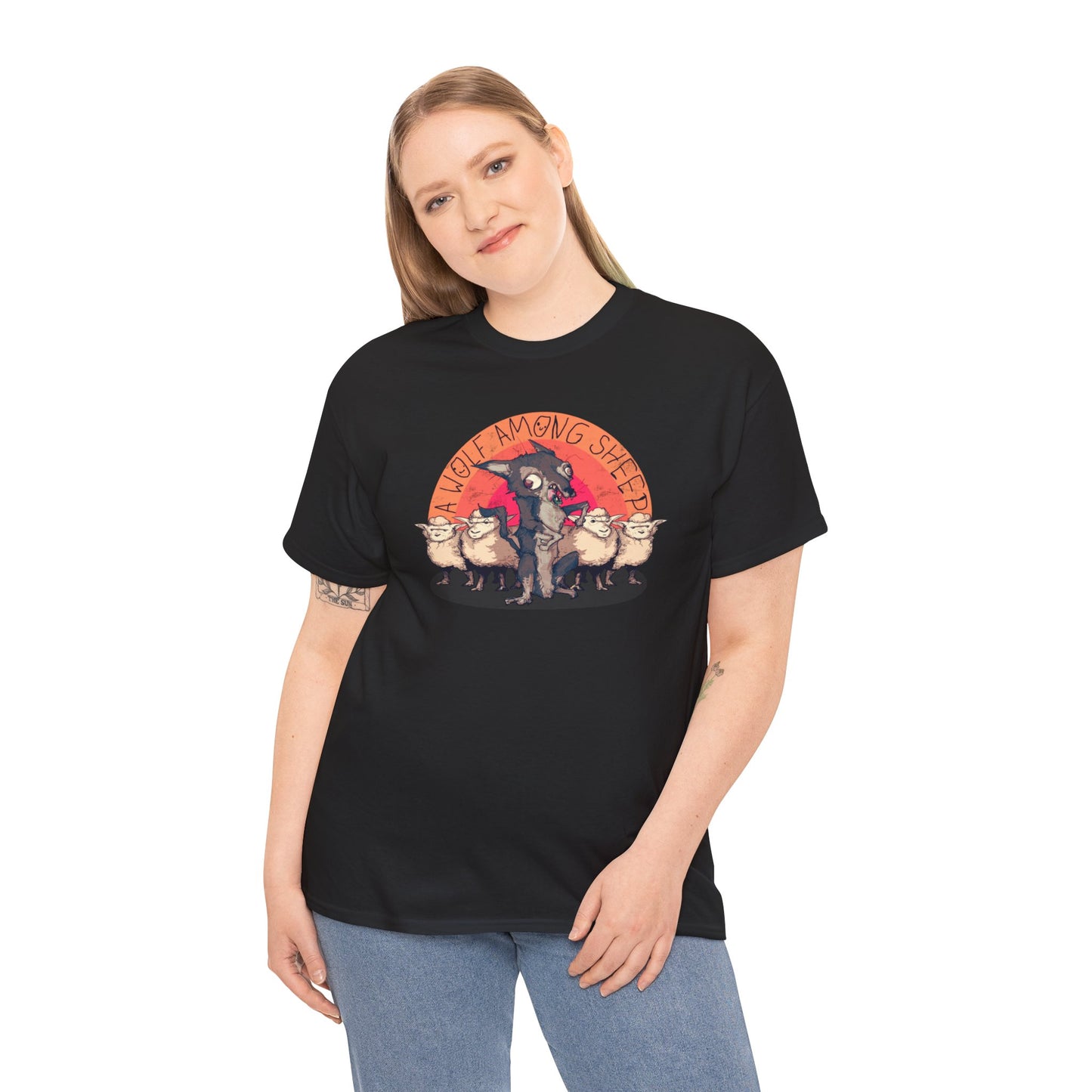 A Wolf Among Sheep Unisex Heavy Cotton Tee